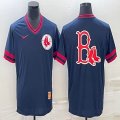 Nike Boston Red Sox blank blue majestic MLB baseball jerseys-BD 02