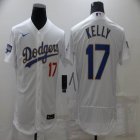 Los Angeles Dodgers #17 Joe Kelly white 2020 Away Official Authentic Player Jersey-BD