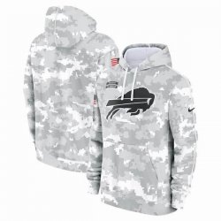 Buffalo Bills Nike Arctic Camo 2024 Salute to Service Club Fleece Pullover Hoodie