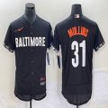 Nike Baltimore Orioles #31 Cedric Mullins black Flexbase Authentic Collection Jersey city blue-BD 04