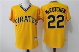 2017 Pittsburgh Pirates #22 Andrew McCutchen Yellow MLB baseball Jerseys