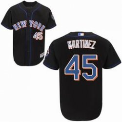 New York Mets 45 Pedro Martinez black MLB Jersey