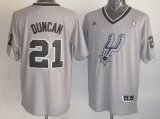 Adidas San Antonio Spurs 21 Tim Duncan gray 2013 NBA Christmas Jerseys