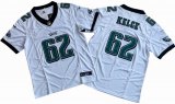 Philadelphia Eagles 62# Jason Kelce White Nike Vapor F.U.S.E. Limited Jerseys