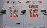 Ohio State Buckeyes #16 J.T. Barrett white fashion college football jersey(2)