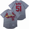 St.Louis Cardinals #51 Willie McGee gray Flexbase Authentic Collection Jersey-SG