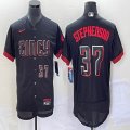 Nike Cincinnati Reds #37 Tyler Stephenson black Flexbase Authentic Collection Jersey big logo-BD 02