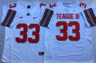 Nike Ohio State Buckeyes #33 Teague III White College Football Jersey