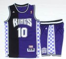 NBA Sacramento kings Mike Bibby 10# purple nba suits