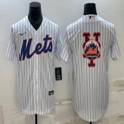 Nike New York Mets blank white majestic mlb jerseys-BD 02