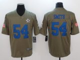 Nike Dallas Cowboys #54 Jaylon Smith green USA flag Color Rush Limited Jersey