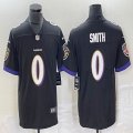 Nike Baltimore Ravens #0 Roquan Smith black Color Rush Limited Jersey