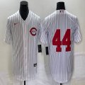 Nike Cincinnati Reds #44 Elly De La Cruz white throwback majestic baseball jerseys -BD