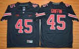 2015 Youth Ohio State Buckeyes Archie Griffin 45 NCAA Football Jersey - Blackout