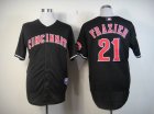 Cincinnati Reds FRAZIER 21 black MLB Jerseys