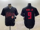 Nike Atlanta Falcons #9 Michael Penix Jr black Color Rush Limited Jerseys Joint name-BD 01