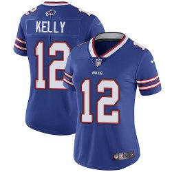 Women Nike Buffalo Bills #12 Jim Kelly blue Color Rush Limited Jersey