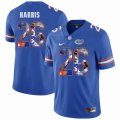 Custom Florida Gators #26 Marcell Harris blue fashion college football jersey