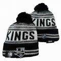 2024 Los Angeles Kings black white gray NHL Sports Cuffed Knit Hats