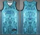 New Orleans Hornets #1 LaMelo Ball green nba Jersey -XD