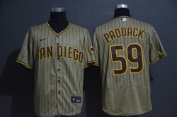 Nike San Diego Padres #59 Chris paddack beige Flexbase Authentic Collection Jersey