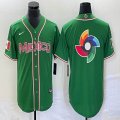 2023 World Cup Mexico blank green majestic baseball jerseys 48