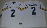 Jordan Brand Michigan Wolverines Charles Woodson 2 College Football Elite Jersey - White