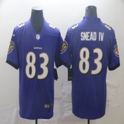 Nike Baltimore Ravens #83 Willie Snead IV Purple Color Rush Limited Jersey