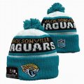 2024 Jacksonville Jaguars skyblue black white NFL Sports Cuffed Knit Hats