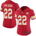 Women Nike Kansas City Chiefs 22# Marcus Peters red Color Rush Limited Jerseys