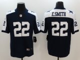 Dallas Cowboys #22 E.Smith Nike blue White Color Rush Limited Jersey