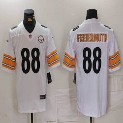 Nike Pittsburgh Steelers #88 Pat Freiermuth white Color Rush Limited Jersey