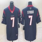 Nike Houston Texans #7 C.J. Stroud blue Color Rush Limited Jersey-BD