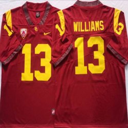 USC Trojans Jersey #13 Caleb Williams red college ncaa jerseys