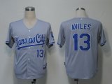 MLB Jerseys Kansas City Royals 13 Aviles Grey jersey