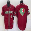 2023 World Cup Mexico red blank majestic baseball jerseys 31