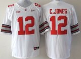 Ohio State Buckeyes #12 Cardale Jones 2015 College Football Playoff Special Event white Jersey