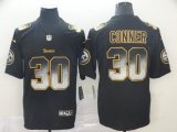 Nike Steelers #30 James Conner black Color Rush Limited Jersey Fireworks version