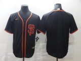 Nike San Francisco Giants blank black majestic baseball Jersey-BD