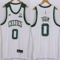 Nike Boston Celtics #0 Jayson Tatum white nba basketball jerseys -XD