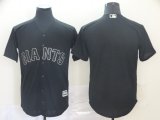 San Francisco Giants blank black baseball jersey Nickname version