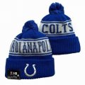 2024 Indianapolis Colts blue white NFL Sports Cuffed Knit Hats 03