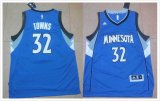 Minnesota Timberwolves #32 Karl-Anthony Towns blue nba basketball Jersey