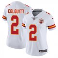 Women Nike Kansas City Chiefs #2 Colquitt white Color Rush Limited Jerseys