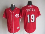 Cincinnati Reds Authentic 19# Joey Votto red majestic baseball jersey