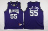 2016 Sacramento Kings #55 Jason Williams purple nba jerseys