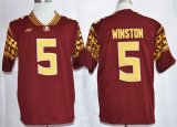 2015 Nike Florida State Seminoles #5 Winston College Football Playoff Rose Bowl Special Event Jersey - Red