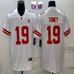 Nike Kansas City Chiefs #19 Kadarius Toney white Color Rush Limited Jerseys