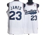 Cleveland Cavaliers 23# LeBr James white nba jersey