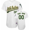 Oakland Athletics Home Custom White MLB Jersey